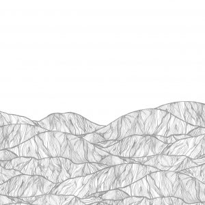 Den uttrycksfulla och tidsenliga tapeten Mountain föreställer en bergssiluett i akvarell som skapar ett slående blickfång. Denna varmgrå version har ett lugnande och stämningsfullt uttryck