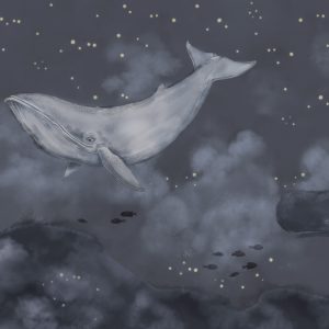 Vår lekfulla Whales in the Sky för osökt tankarna till Moby Dick